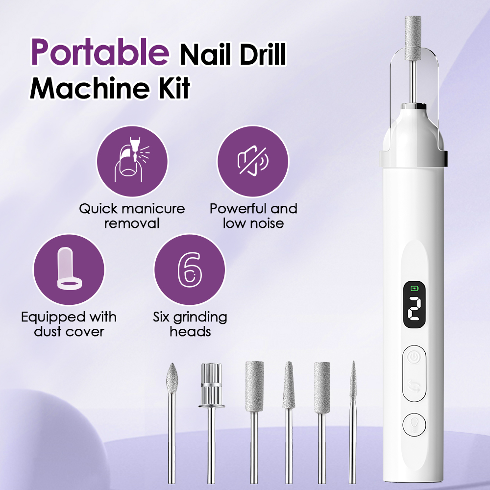 Power Tools Jobs - Cordless Electric Nail Drill with UV