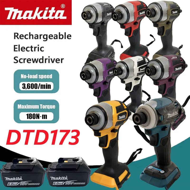 Power Tools Wood - Makita DTD173 18V LXT Cordless Brushless