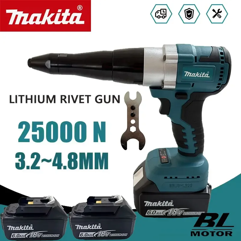 Power Tools Jobs - Makita 25000N Brushless Electric Rivet Gun
