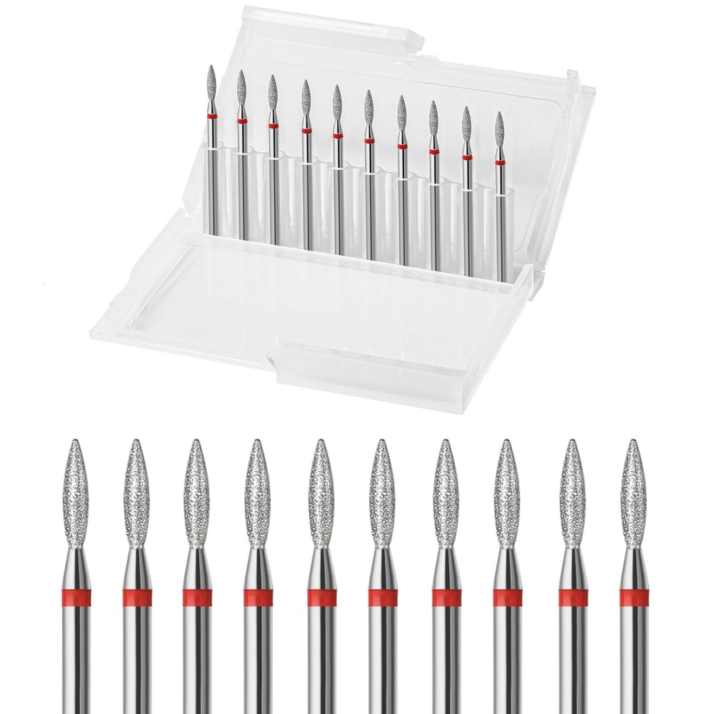10pcs Flame Diamond Cuticle Na - مراجعة Power Tools Jobs وسعره