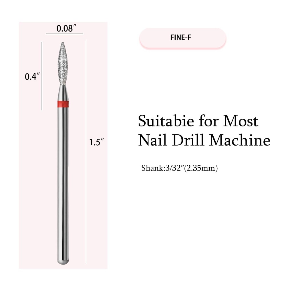 10pcs Flame Diamond Cuticle Na - مراجعة Power Tools Jobs وسعره
