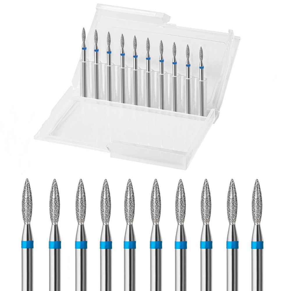 10pcs Flame Diamond Cuticle Na - مراجعة Power Tools Jobs وسعره