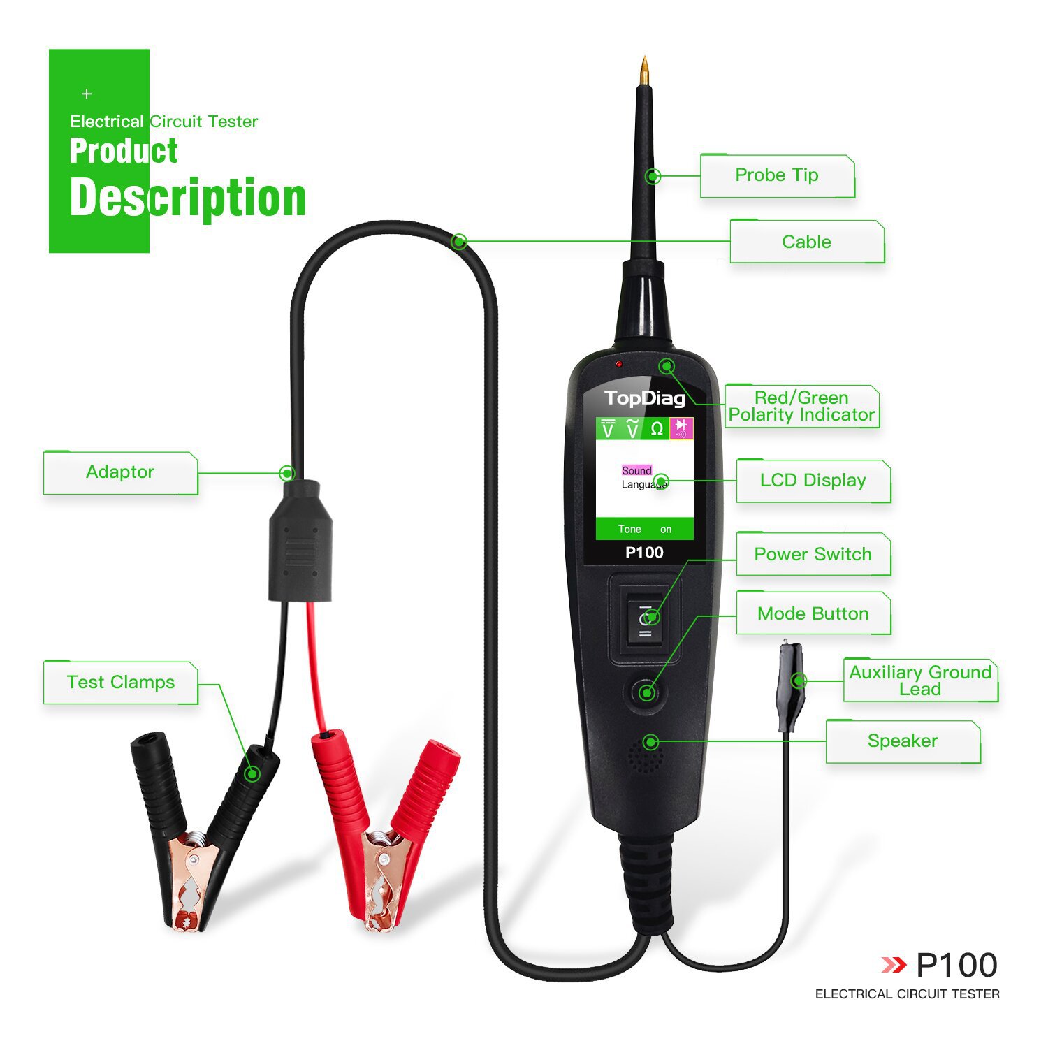 Automotive Circuit Tester Powe - مراجعة Power Tools In Automotive وسعره