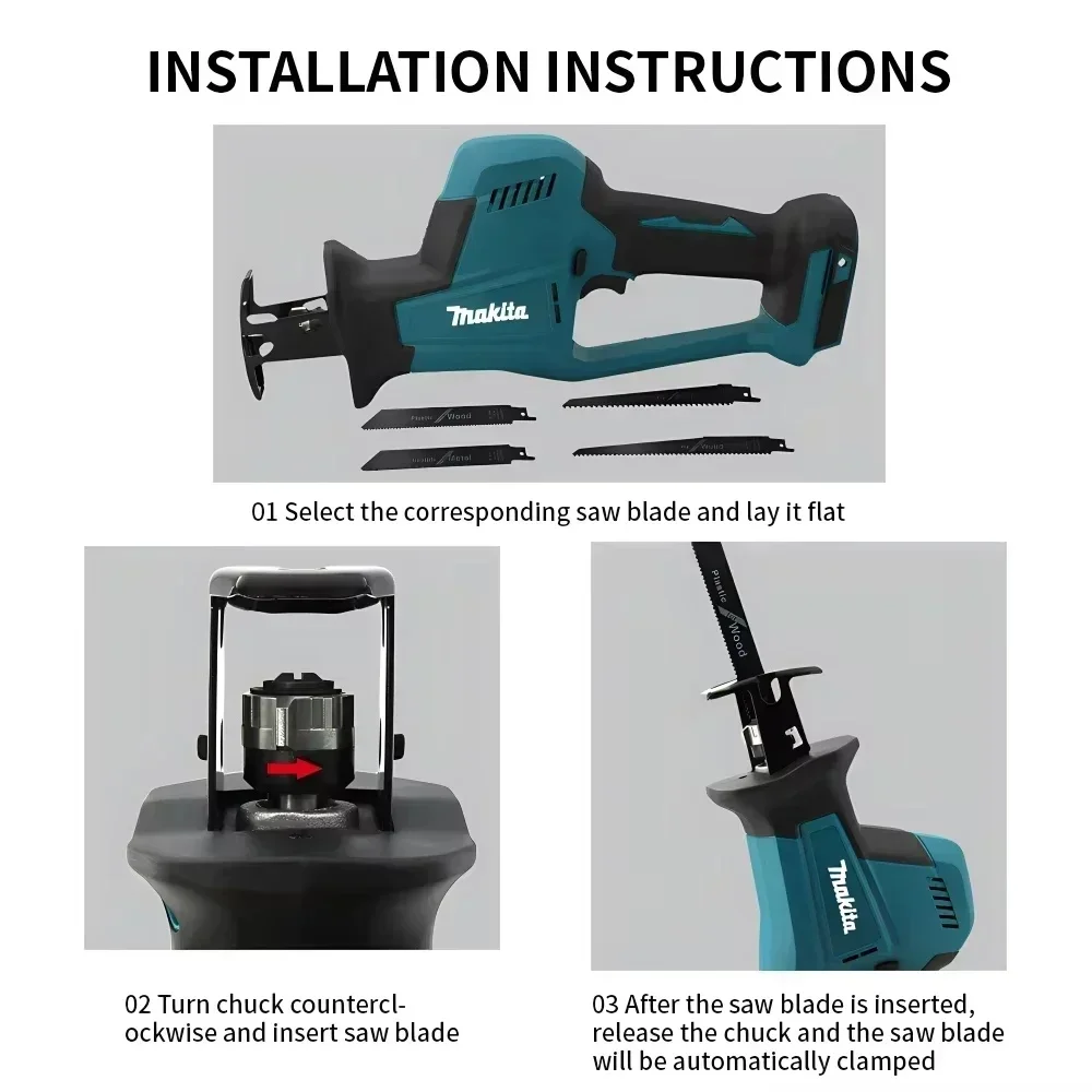 Makita DJR189 18V Cordless Ele - مراجعة Power Tools Wood وسعره