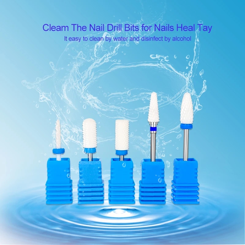 5 PCS/Set Ceramic Nail Drill B - مراجعة Power Tools Jobs وسعره
