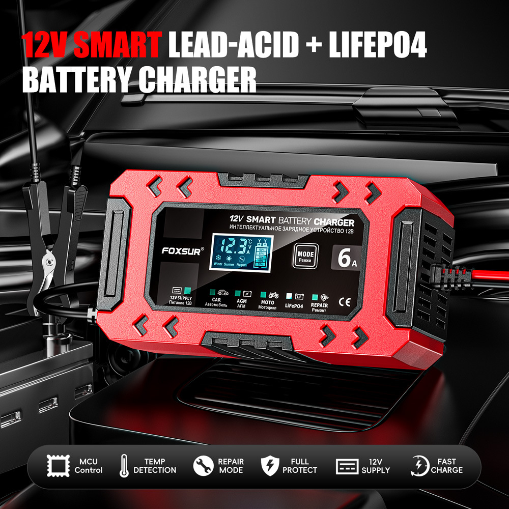 12V6A Intelligent Car & Motorc - مراجعة Power Tools Battery Repair وسعره
