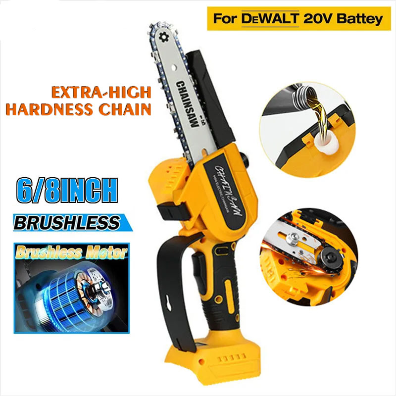 6/8 Inch Brushless Chainsaw fo - مراجعة Power Tools Pink وسعره