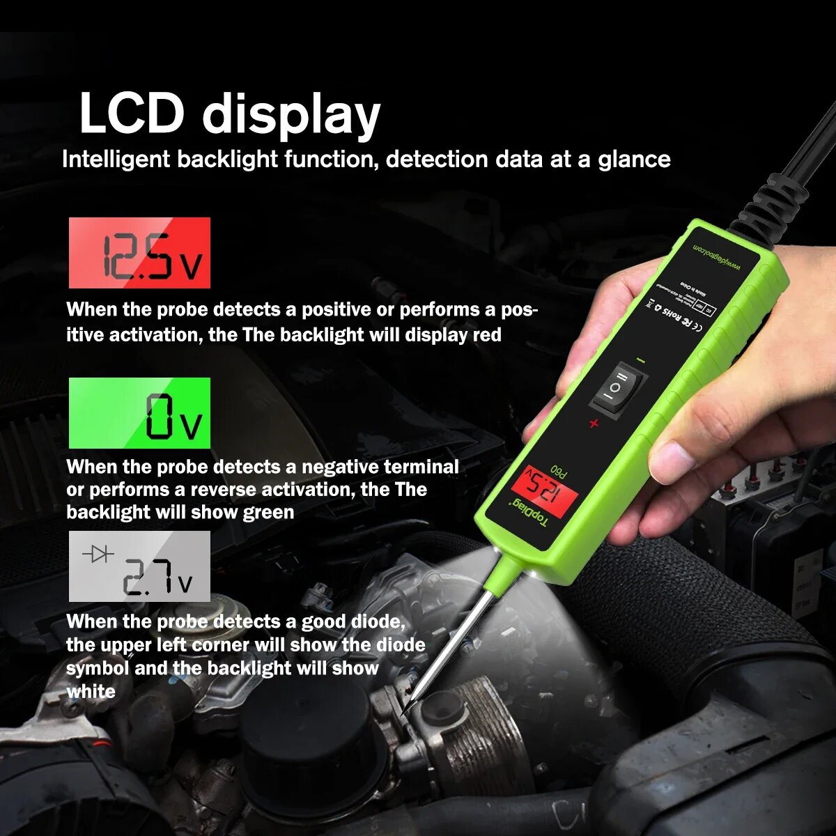 Jdiag P60 Automotive Power Cir - مراجعة Power Tools In Automotive وسعره