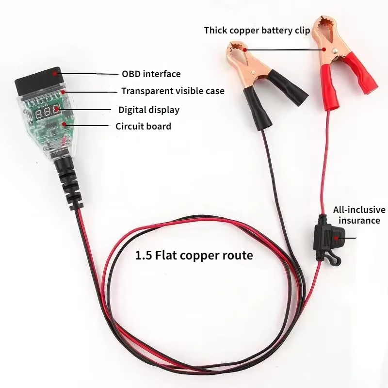 OBD2 Universal Automotive Batt - مراجعة Power Tools In Automotive وسعره