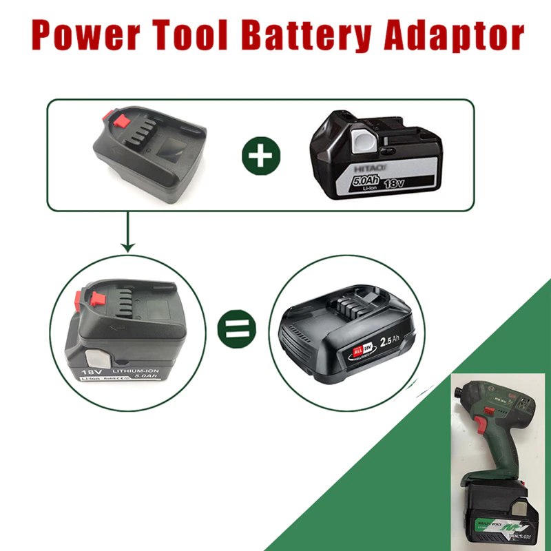 ZWINCKY Battery Adapter For Hi - مراجعة Power Tools Use وسعره