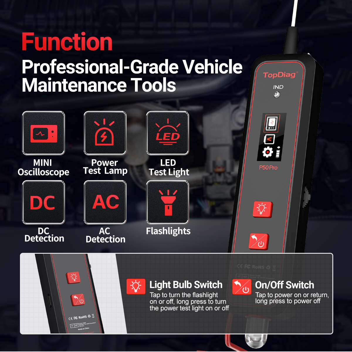 Topdiag P50 Pro Automotive Cir - مراجعة Power Tools In Automotive وسعره