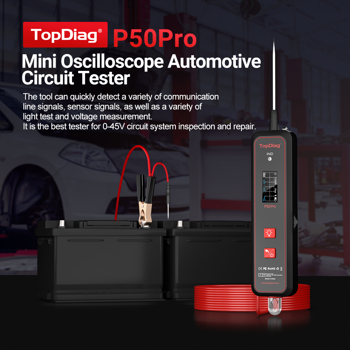 Topdiag P50 Pro Automotive Cir - مراجعة Power Tools In Automotive وسعره