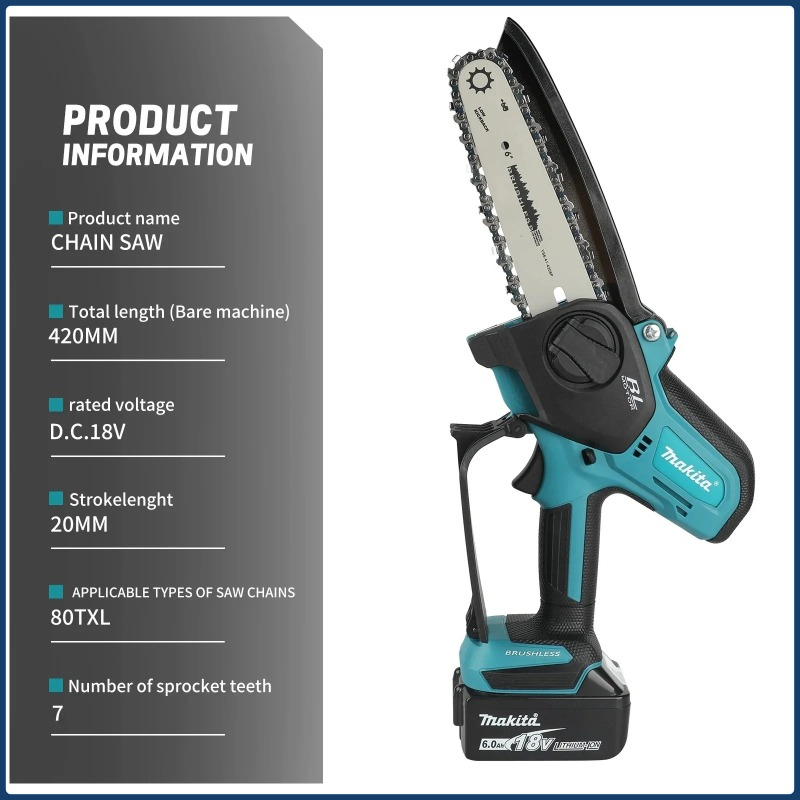 Makita 6inch Chain Saw Electri - مراجعة Power Tools Wood وسعره