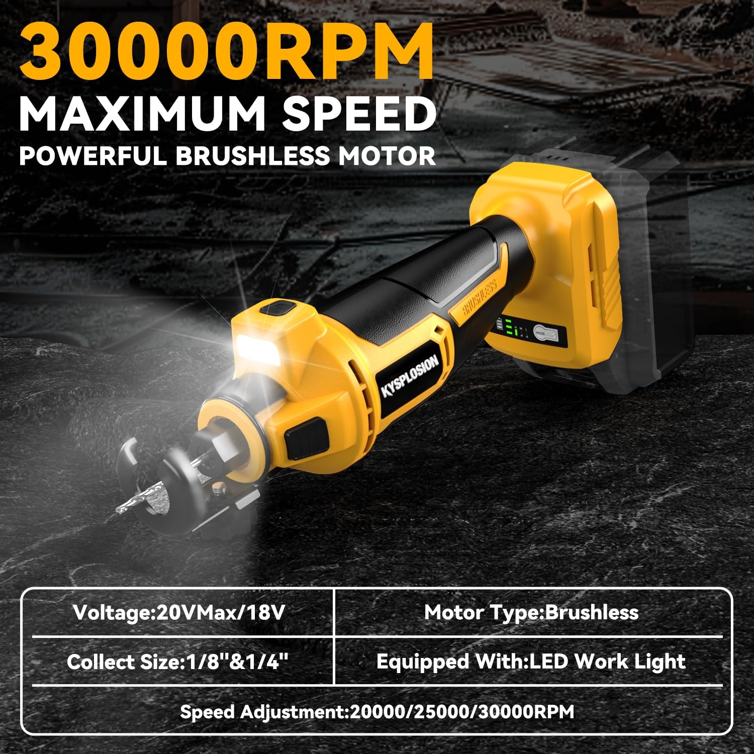 3 Gears Brushless Electric Dry - مراجعة Power Tools Wood وسعره