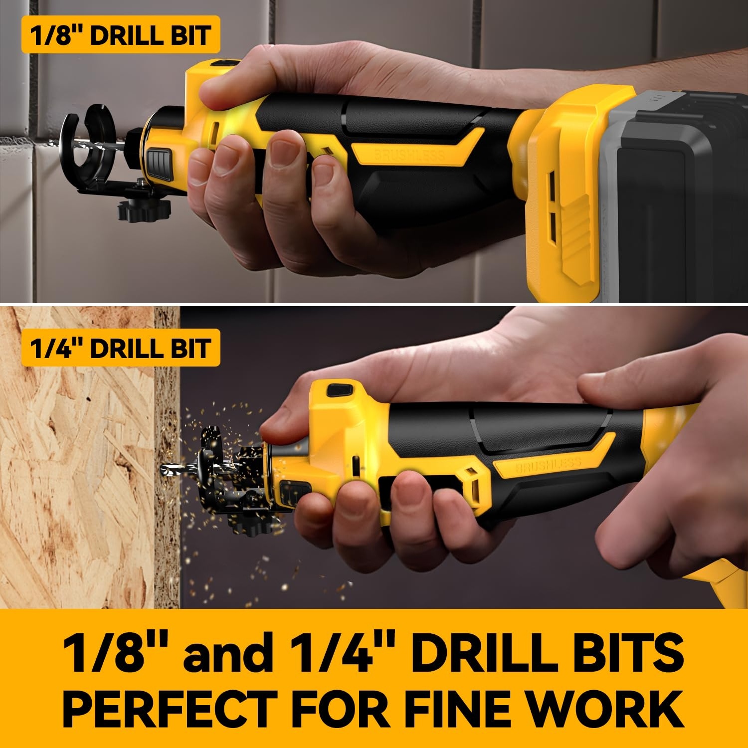 3 Gears Brushless Electric Dry - مراجعة Power Tools Wood وسعره