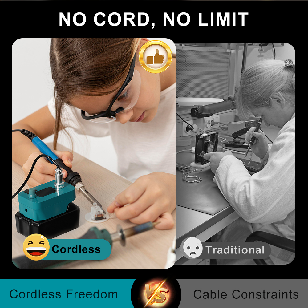 Cordless Electric Soldering Ir - مراجعة Power Tools Battery Repair وسعره