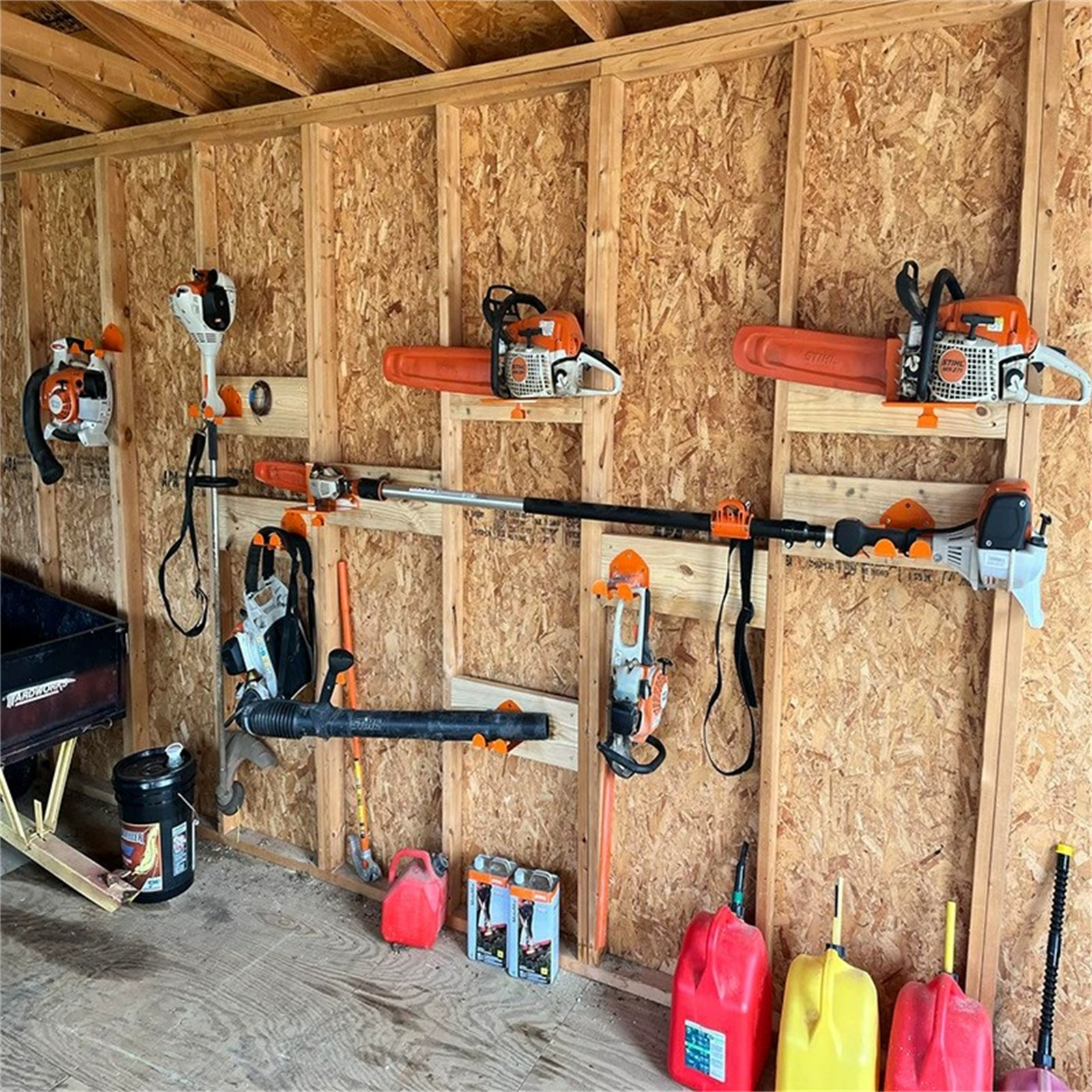 Adjustable Chainsaw Wall Mount - مراجعة Power Tools Display Rack وسعره