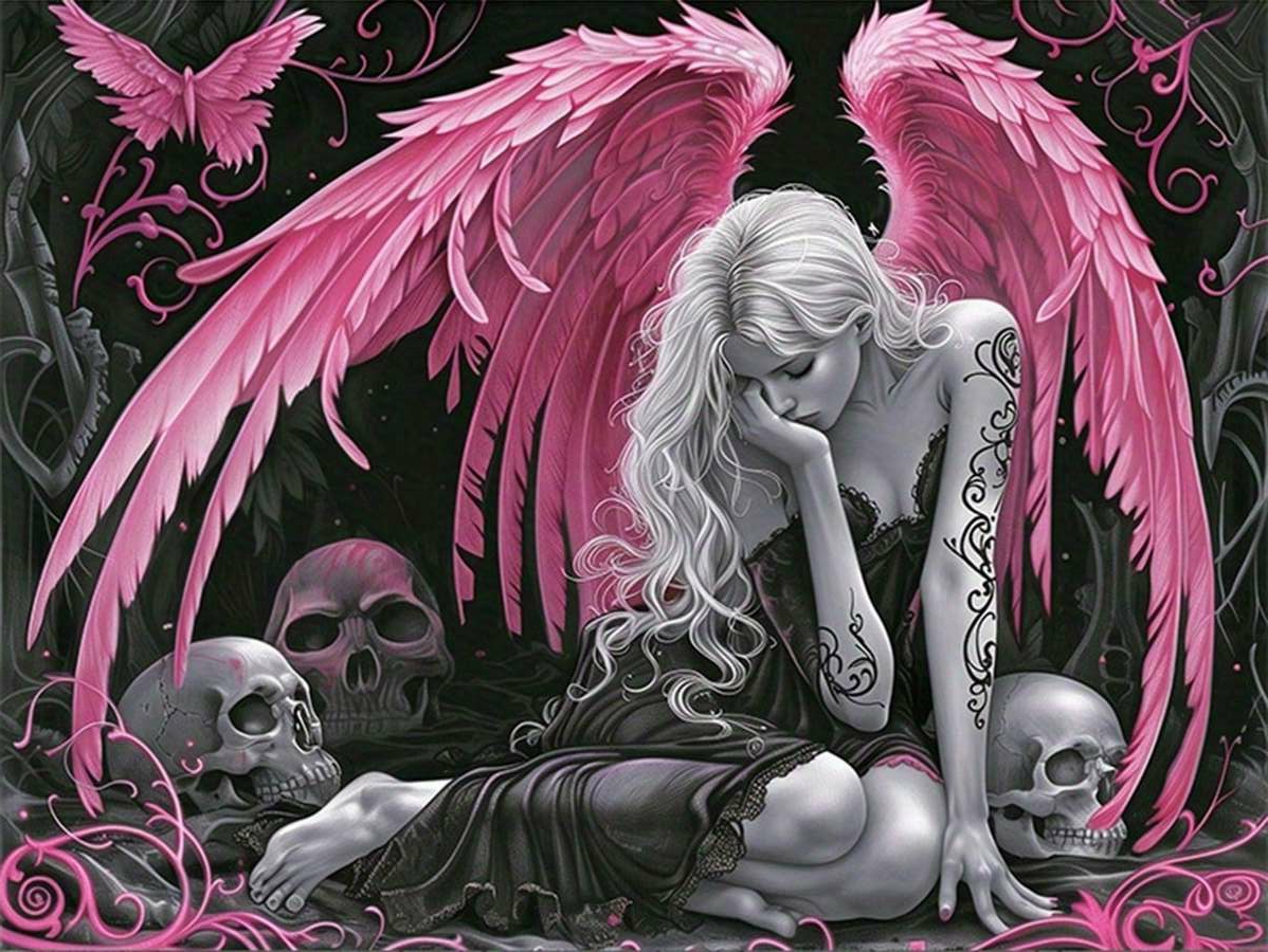 Gothic Pink Winged Fallen Ange - مراجعة Power Tools Pink وسعره