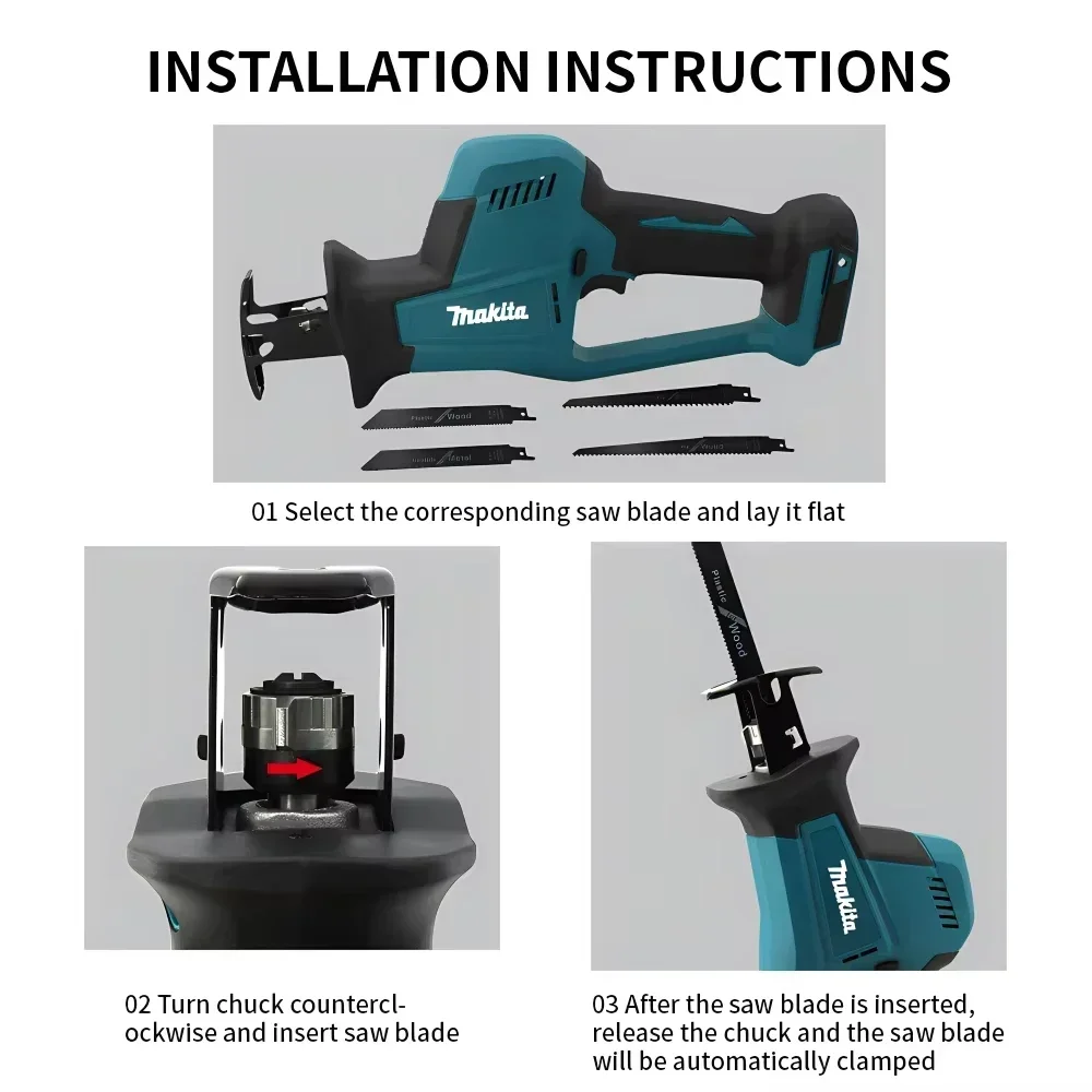 Makita DJR189 18V Cordless Ele - مراجعة Power Tools Wood وسعره