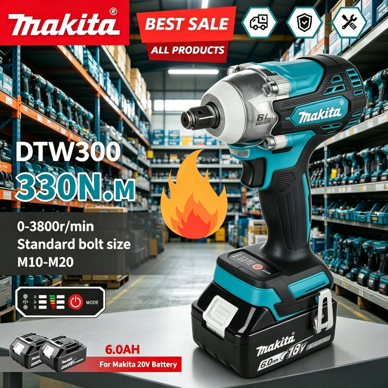 Makita DTW300 Brushless Power  - مراجعة Power Tools Battery Repair وسعره