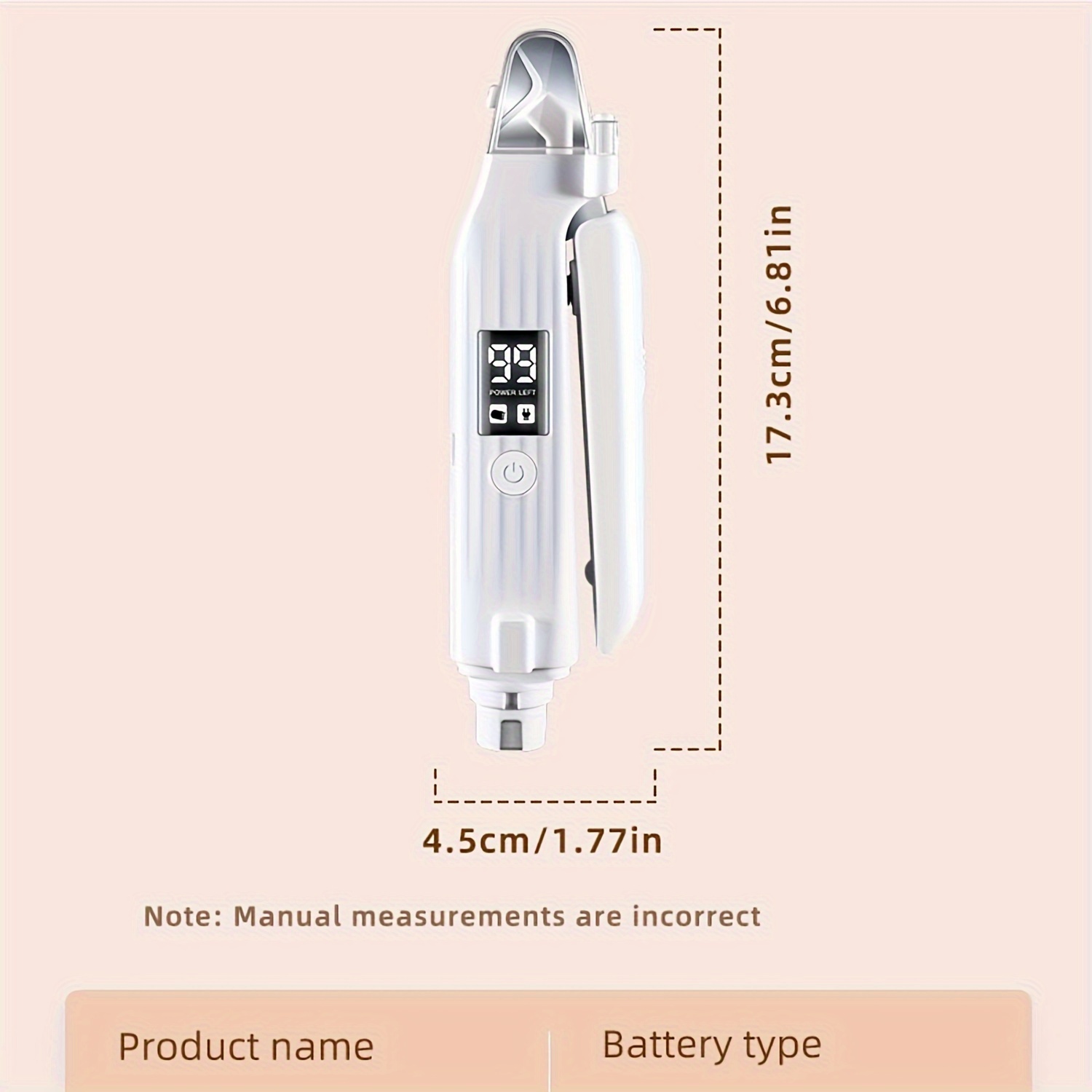 LED Pet Nail Grinder Safe and  - مراجعة Power Tools Use وسعره