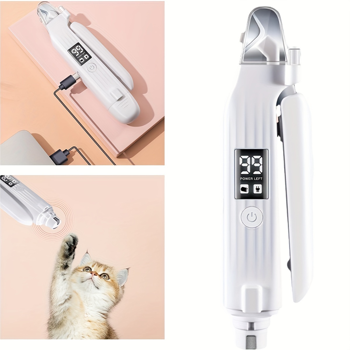 LED Pet Nail Grinder Safe and  - مراجعة Power Tools Use وسعره