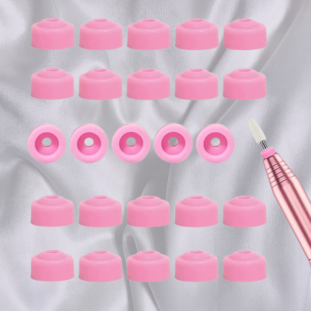 5/10/20/50pcs Nail Drill Plast - مراجعة Power Tools Pink وسعره