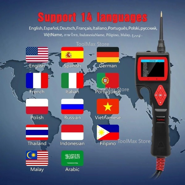 JDiag P200 12V 24V Power Probe - مراجعة Power Tools In Automotive وسعره