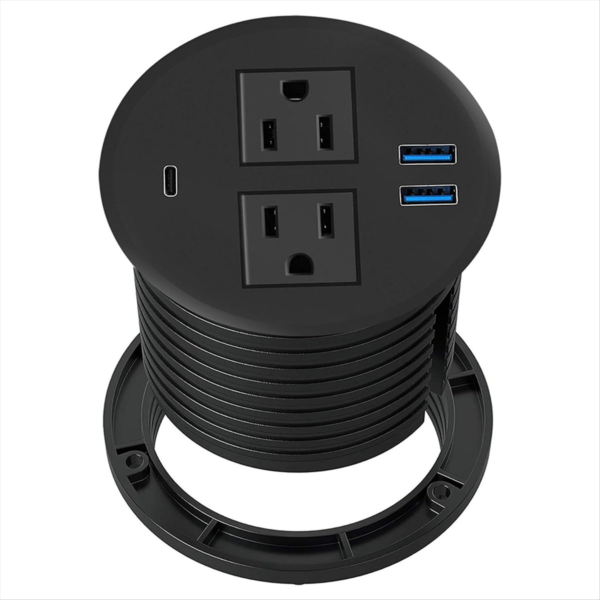 MALL Power Grommet with USB fo - مراجعة Power Tools Mall وسعره
