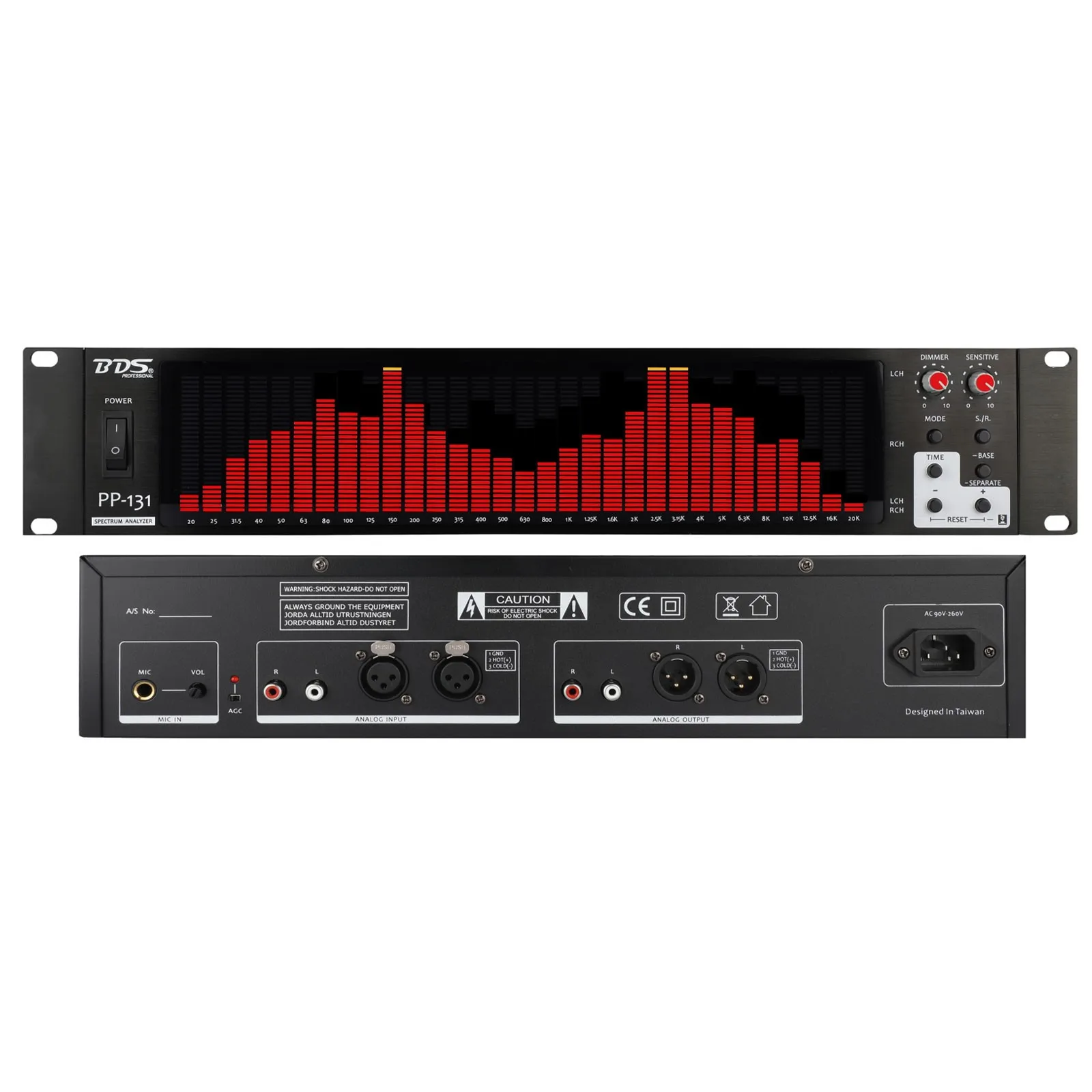 BDS PP-131 Red Audio Spectrum  - مراجعة Power Tools Display Rack وسعره
