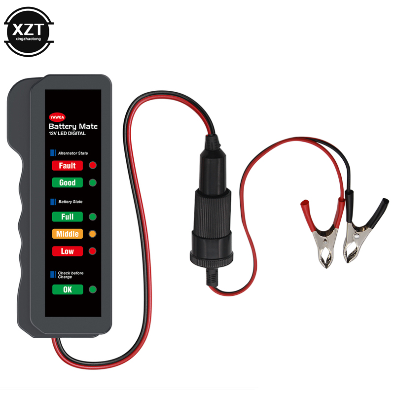 Car Battery Tester 6 LED Displ - مراجعة Power Tools In Automotive وسعره
