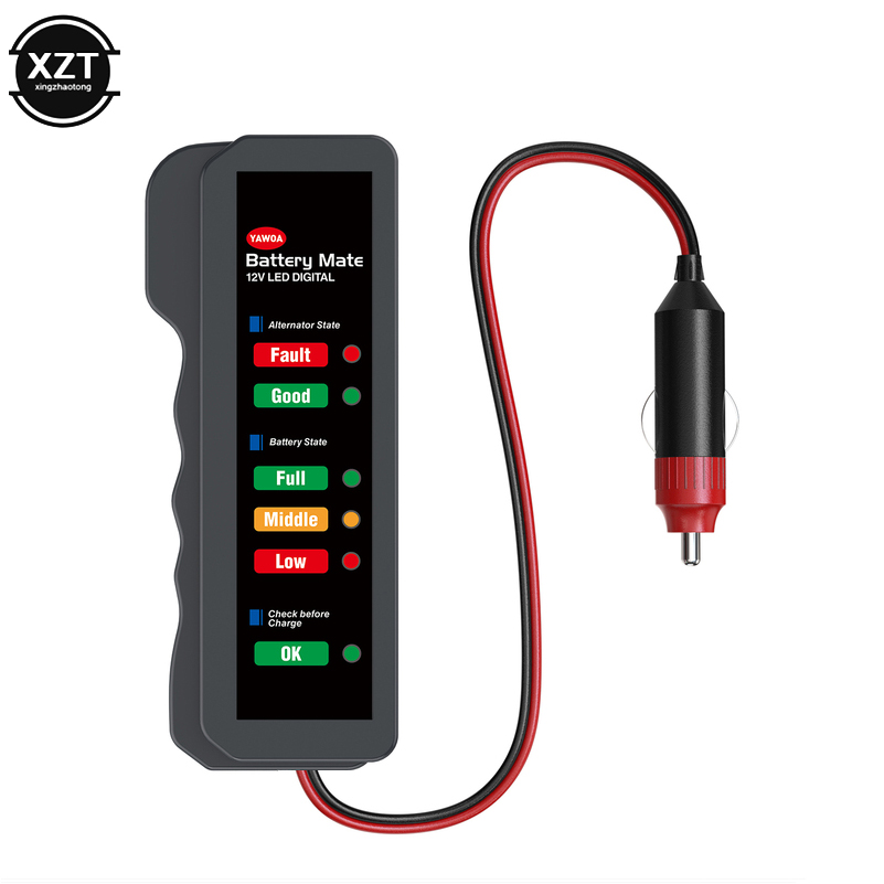 Car Battery Tester 6 LED Displ - مراجعة Power Tools In Automotive وسعره