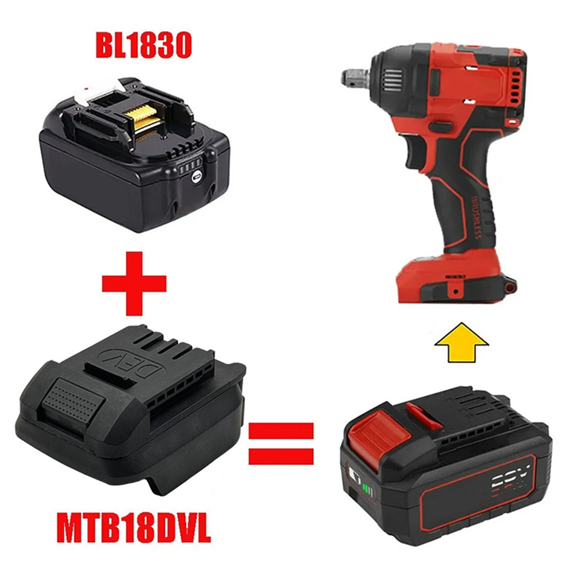 A002 MTB18DVL Adapter Converte - مراجعة Power Tools Use وسعره