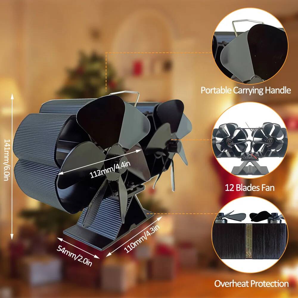 Wood Stove Powered Dual Silent - مراجعة Power Tools Wood وسعره